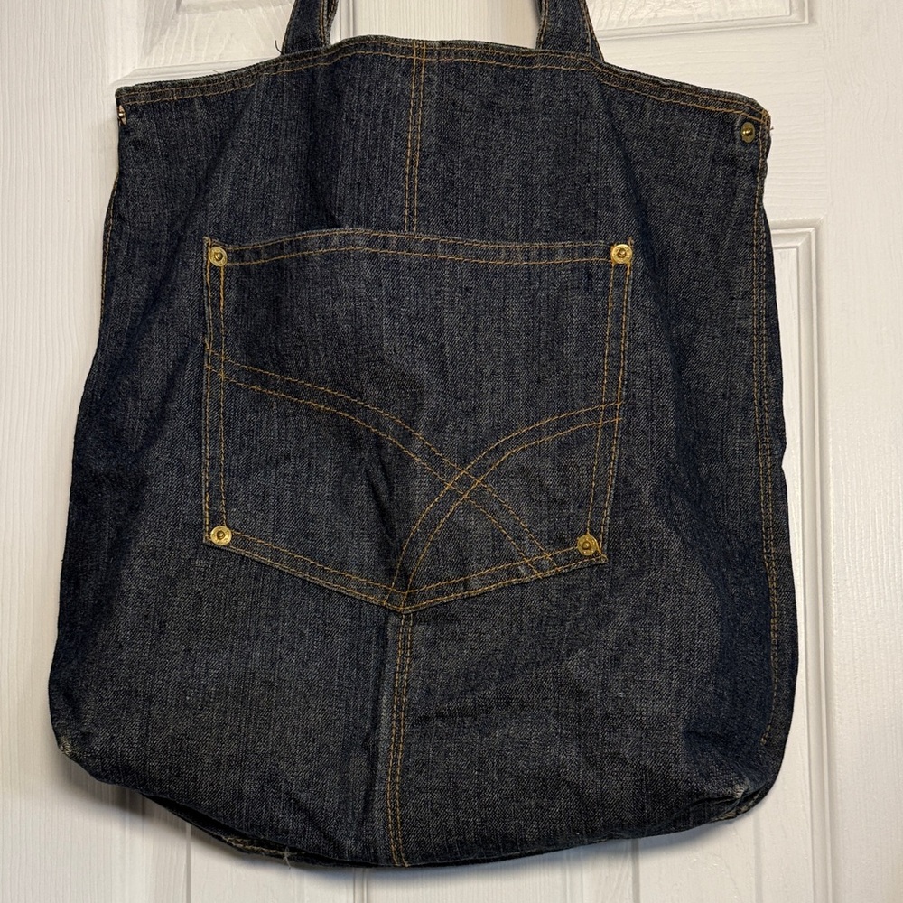 Bath & Body Works Denim Tote Bag - Dark Blue